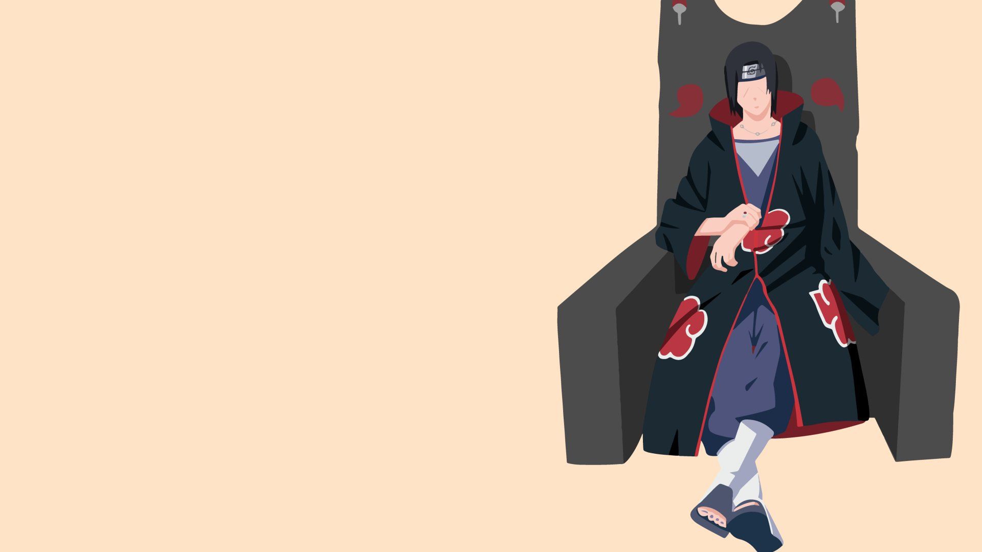 1920x1079 Itachi sitting on the throne