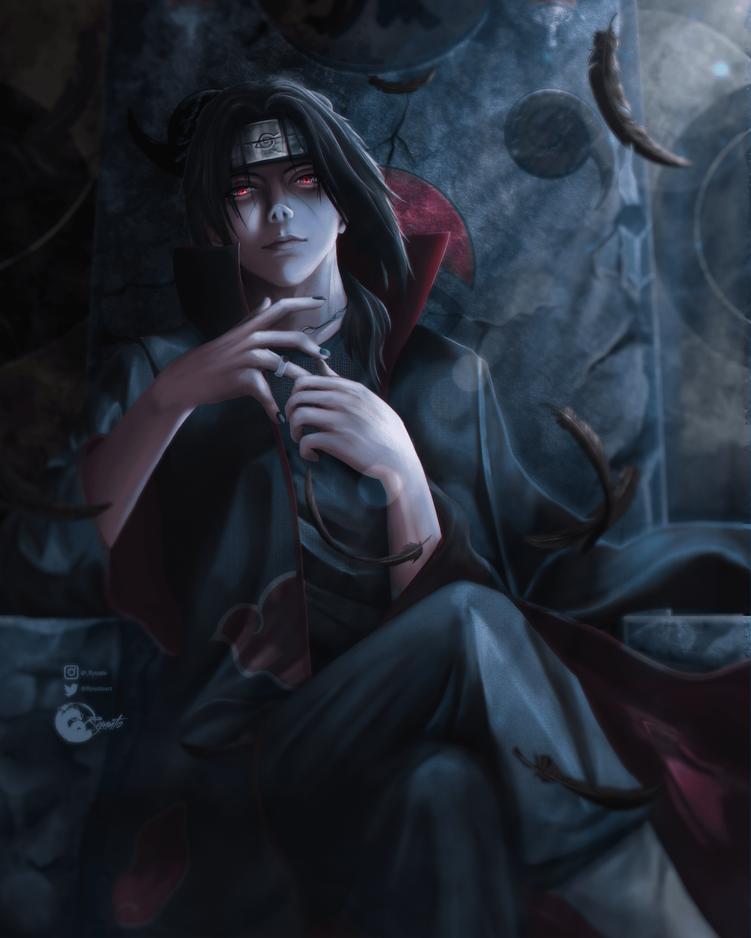 1080x1350 Itachi's art, made by me, before you ask, without the use of AI!