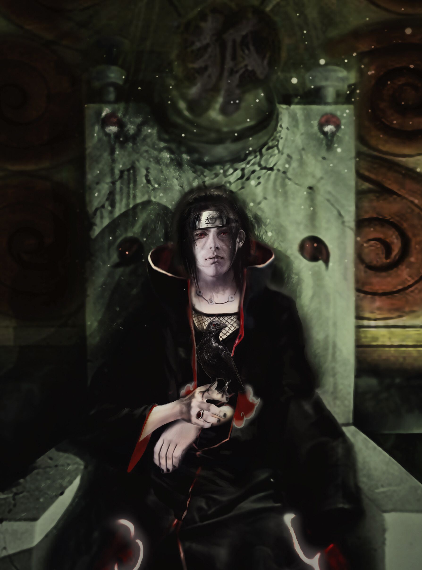 1788x2415 Itachi Throne Wallpaper