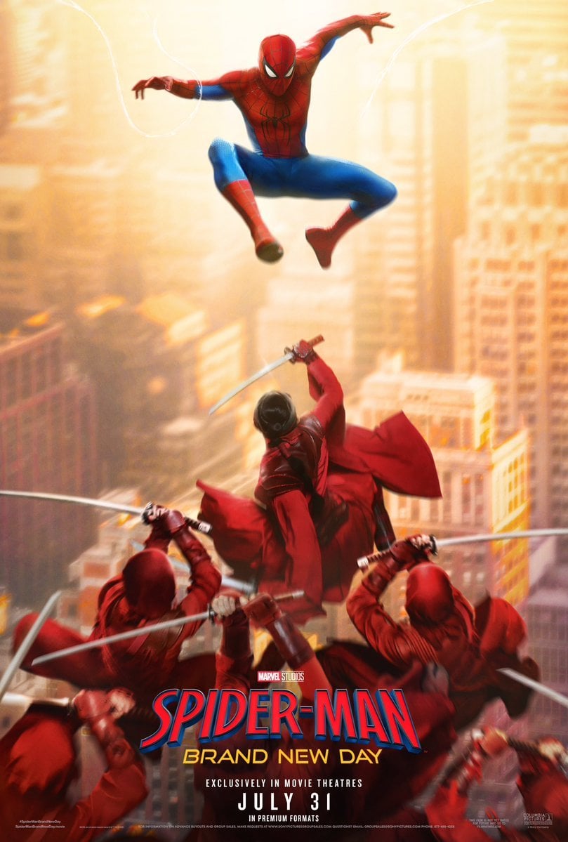 809x1199 Spider Man: Brand New Day 4K TEXTLESS POSTER!