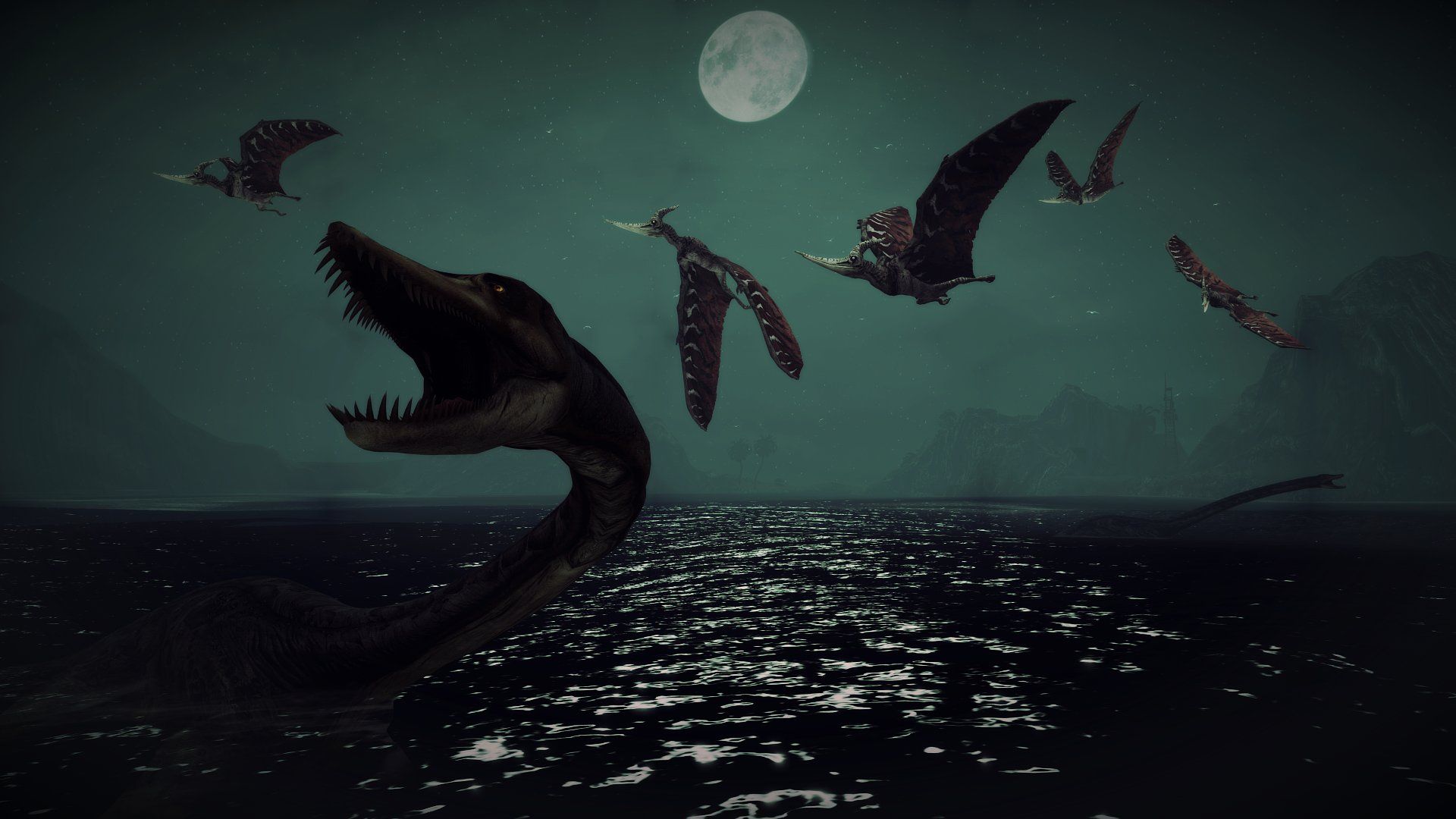 1920x1080 Pterosaur Wallpaper