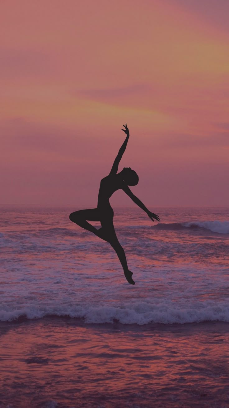 736x1308 Inspired dancer sunset wallpaper