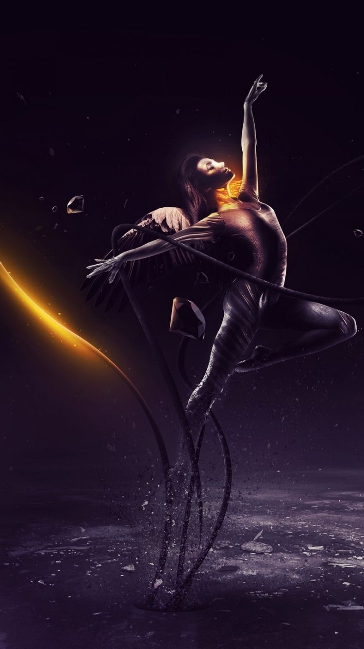 750x1334 Phone wallpaper: 3D, Music, Dance, Manipulation 1235272