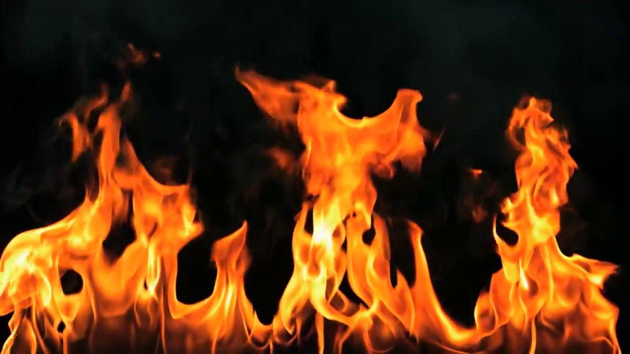 1280x720 Fire background without sound