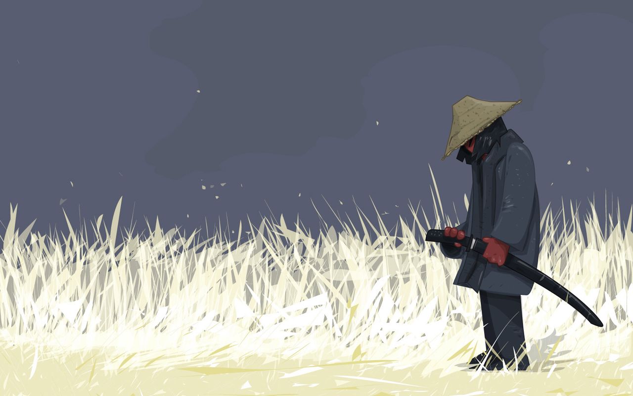 1280x800 Desktop wallpaper: Samurai, Fantasy 4K free download for PC. 1518861