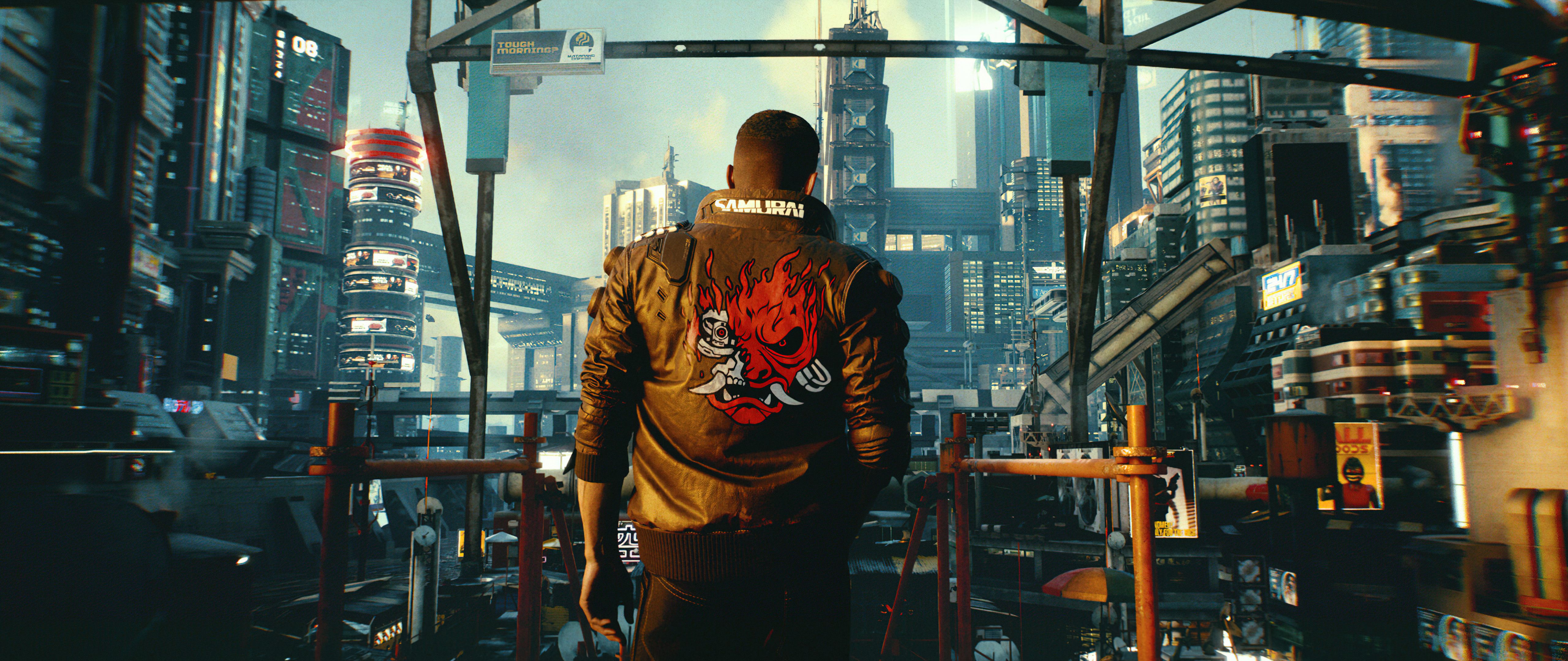 5120x2160 Samurai jacket Wallpaper 4K, Ultrawide, Cyberpunk 2077