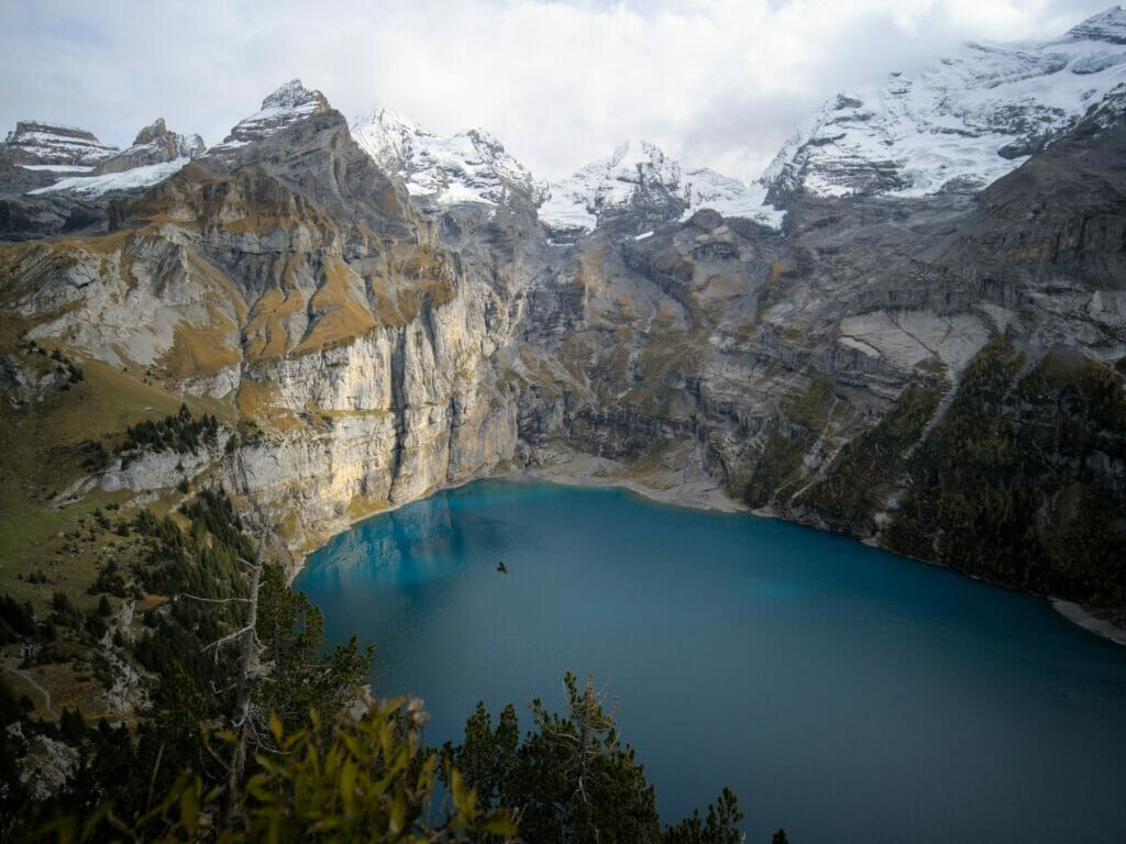 1024x768 Hiking the Oeschinen Lake, one of the best lakes in Switzerland