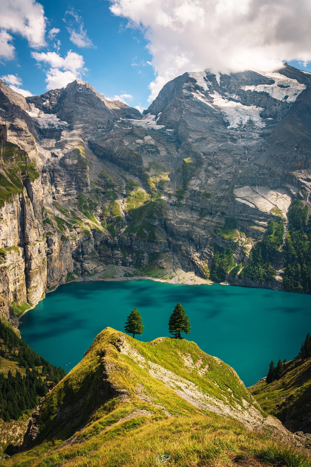 1281x1920 Oeschinen Lake Hike Switzerland