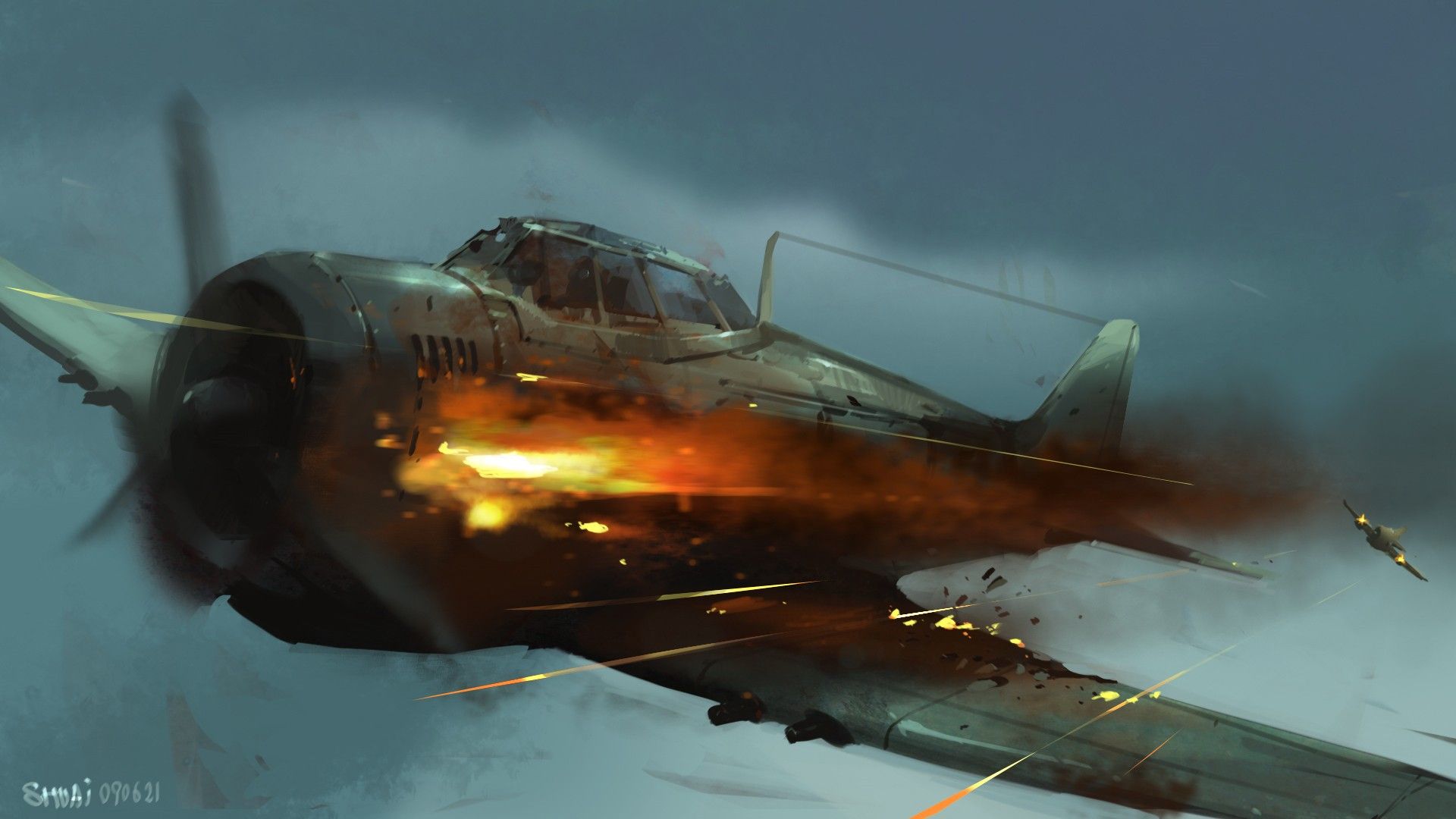 1920x1080 WWII Planes Wallpaper