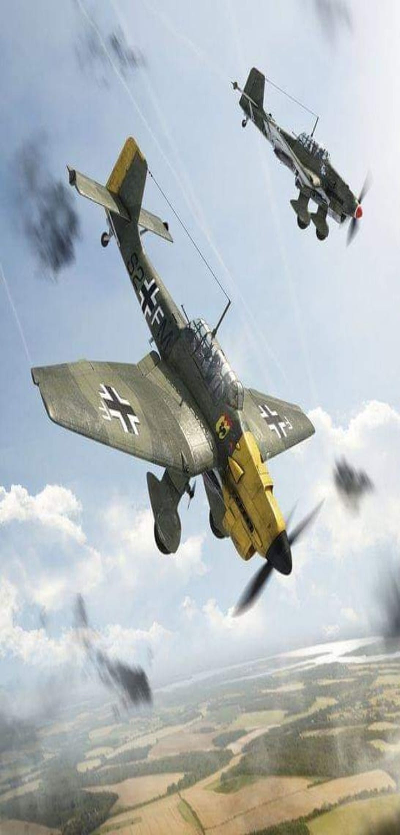 800x1667 Stuka, air, airplane, germany, military, planes, sgm, guerra, wwii, HD phone wallpaper