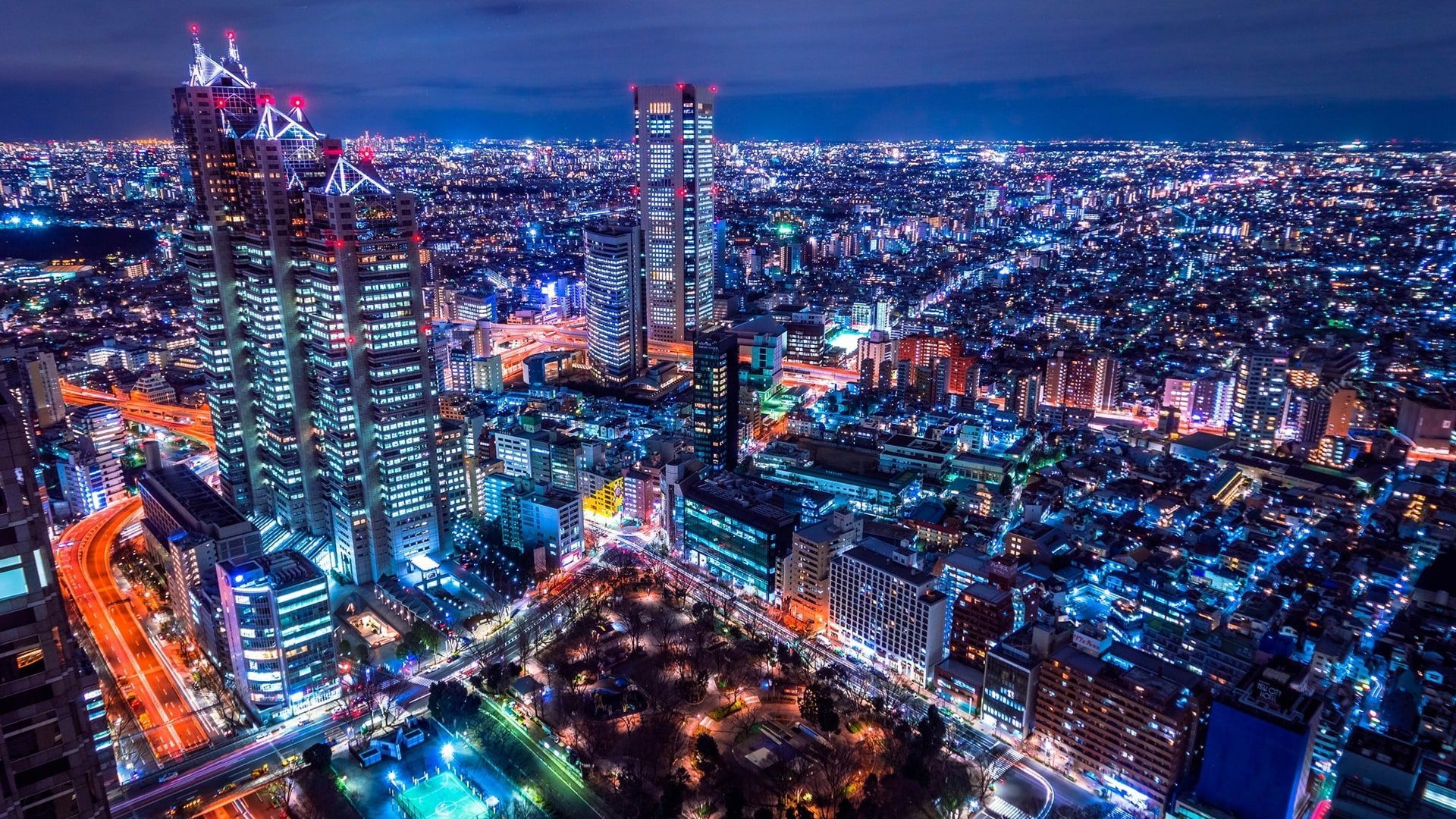 1920x1080 Japan Skyline Wallpaper