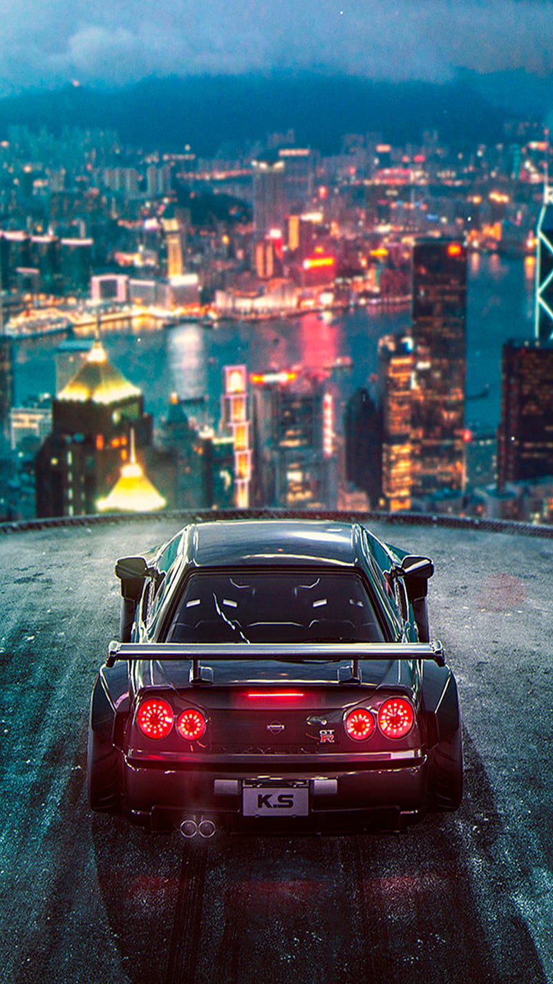 800x1422 Skyline City, 7itech, car, carros, japan, modified, nissan, power, skyline, type, HD phone wallpaper