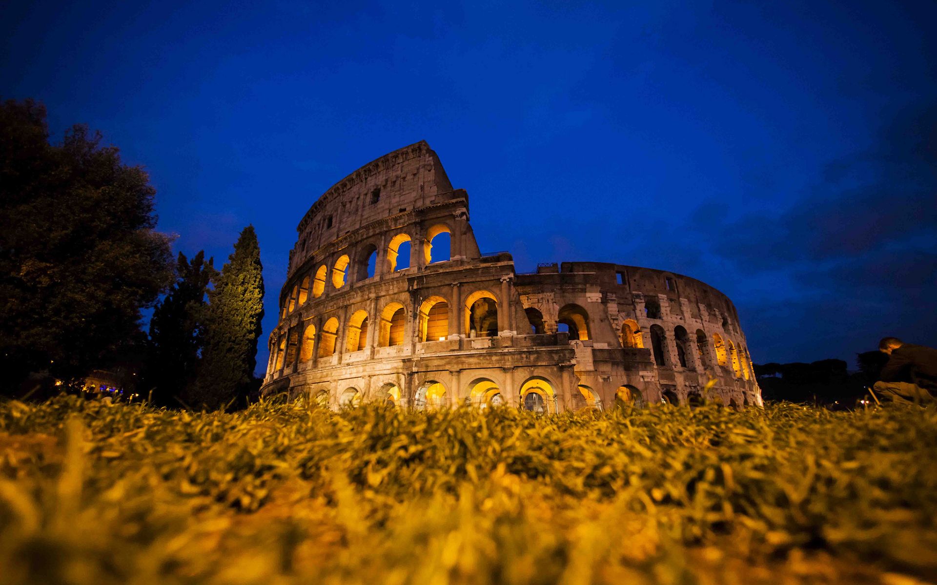 1920x1200 colosseum, Rome, Night, Ruins, Decat, Ancient, Architecture, Buildings Wallpaper HD / Desktop and Mobile Background