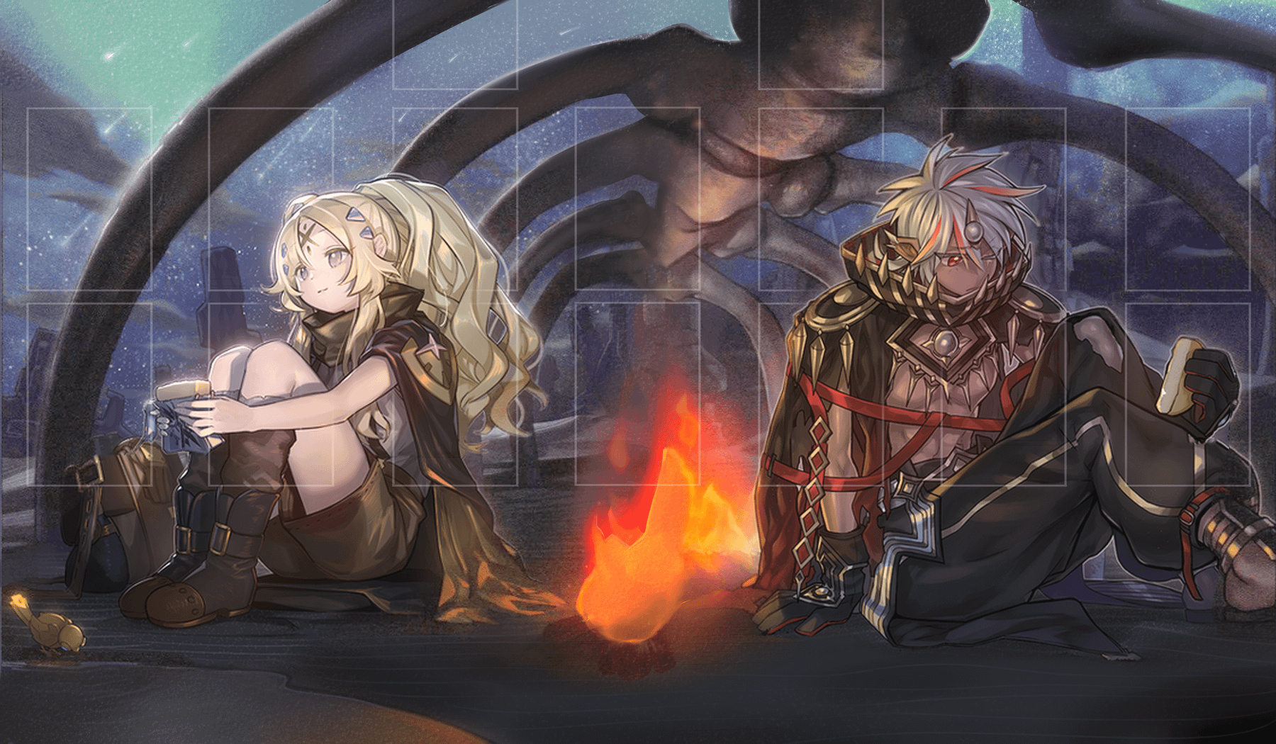 1800x1050 I edited konami's albaz playmat, removed the black lines and added to the art