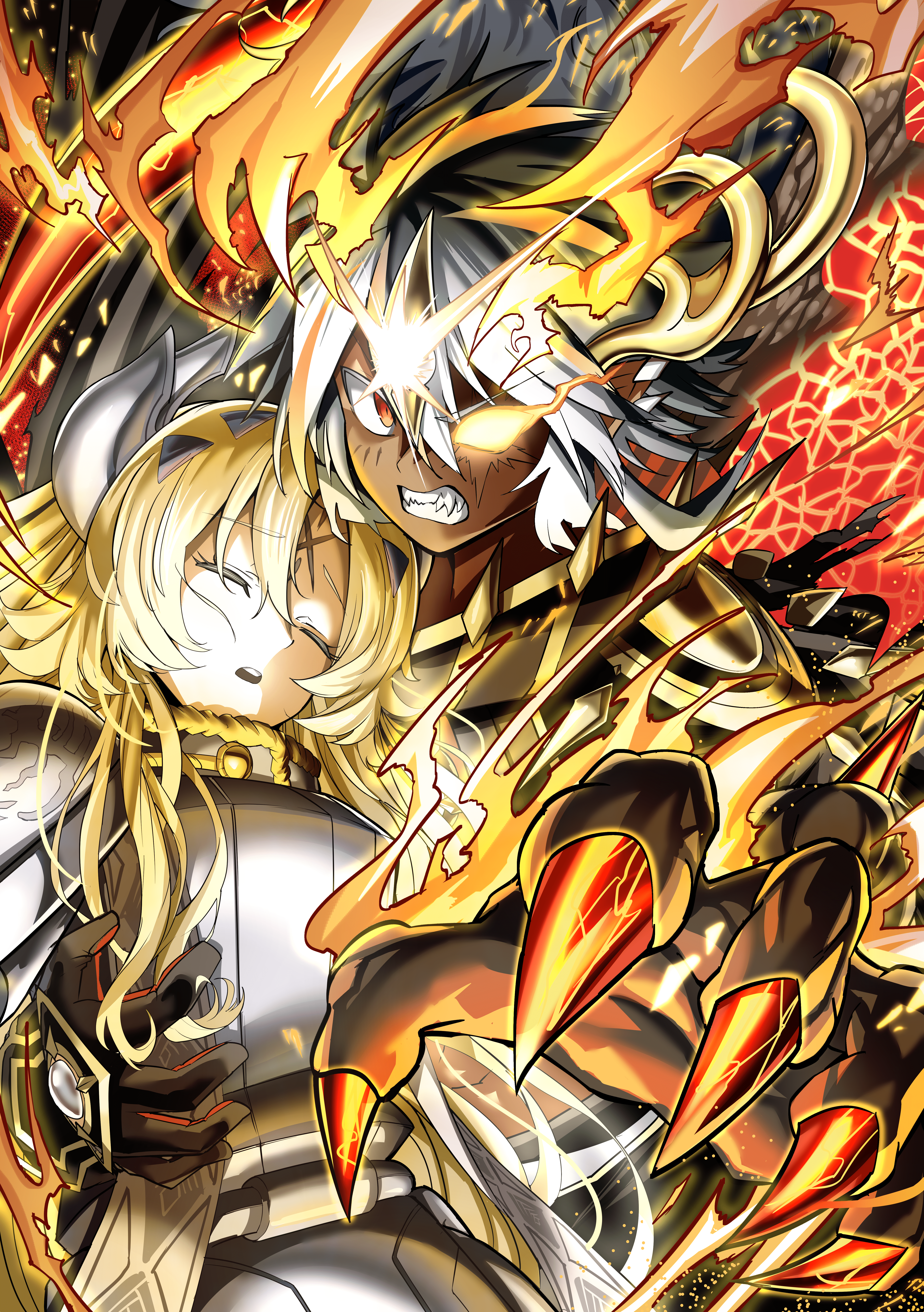 5243x7441 Fallen Of Albaz Gi Oh! Anime Image Board