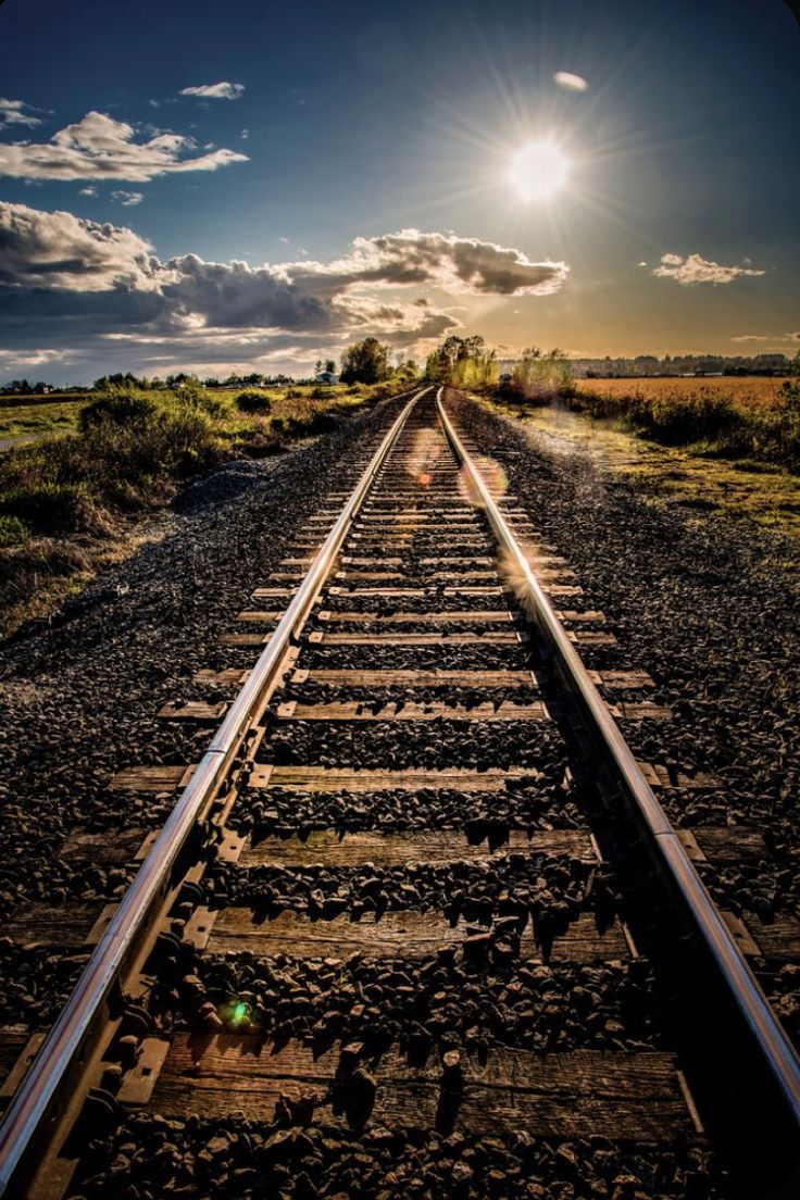 736x1104 Abandoned Railway in McKinney, Texas. Dramatic sky train tracks, Railway background, Rustic train tracks under