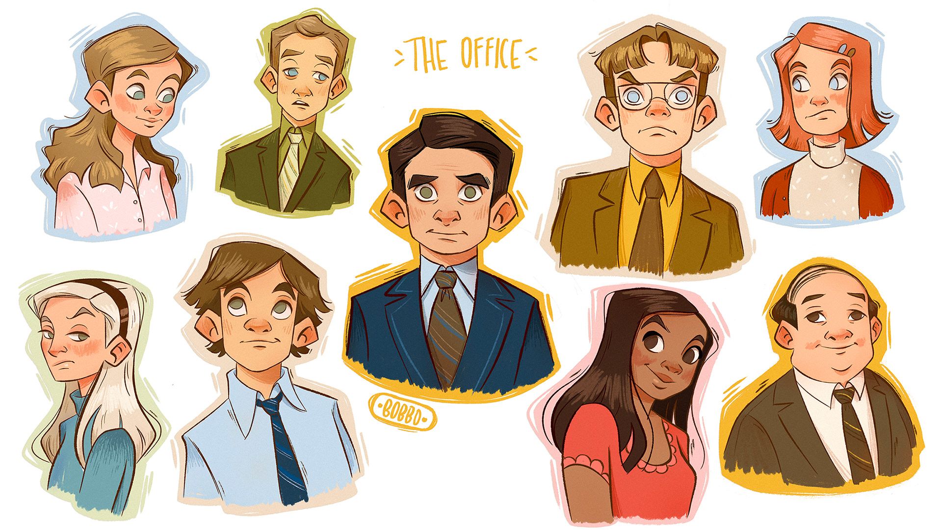 1920x1080 The Office fan art (13). Image - Behance