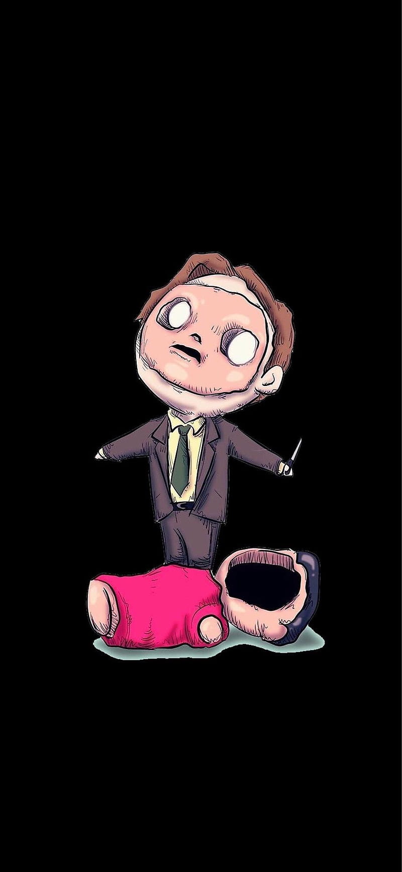 800x1733 Dwight, mask, shrute, the office, HD phone wallpaper