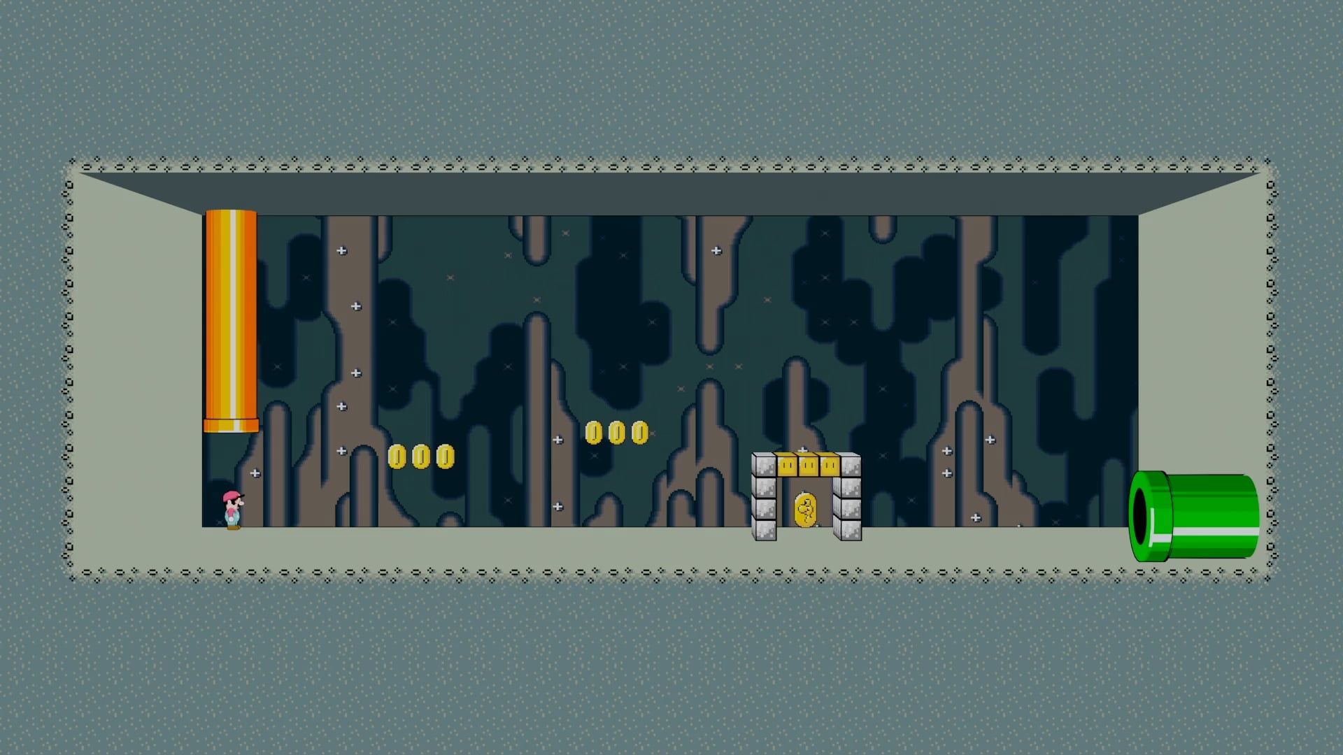 1920x1080 Super Mario World in 3D!'s Island 1 Underground Area