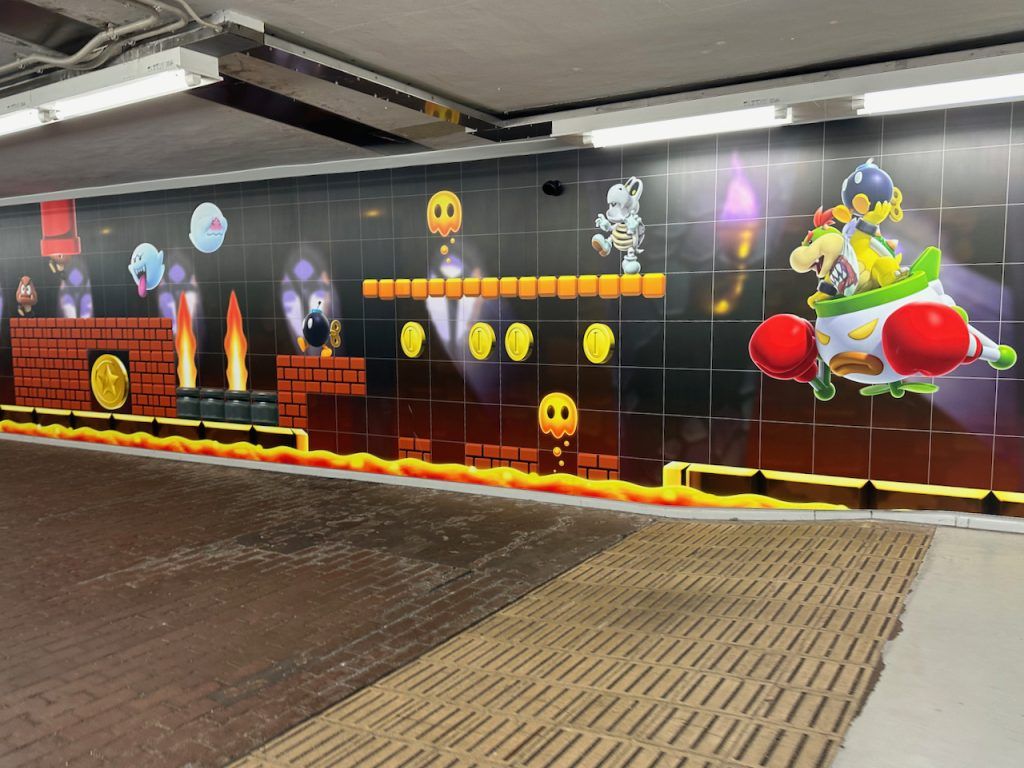 1024x768 Hidden Super Mario Underground in Kyoto!
