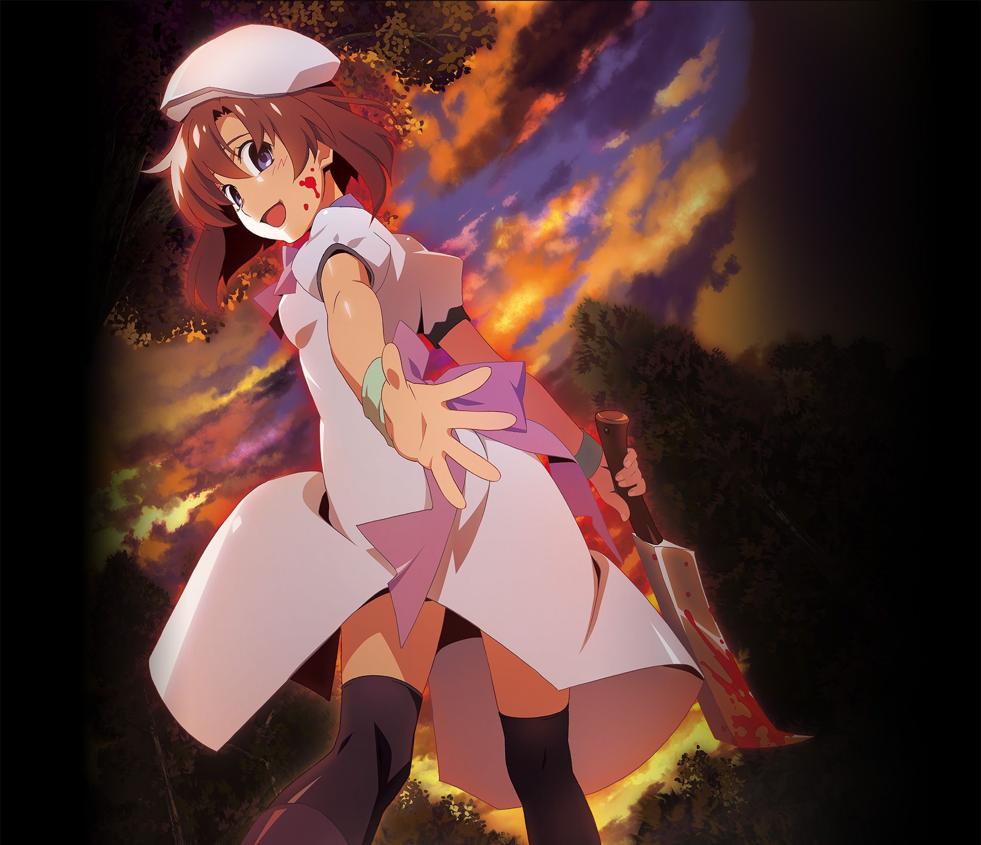 1920x1653 Download Rena Ryūgū Anime Higurashi: When They Cry HD Wallpaperx1653
