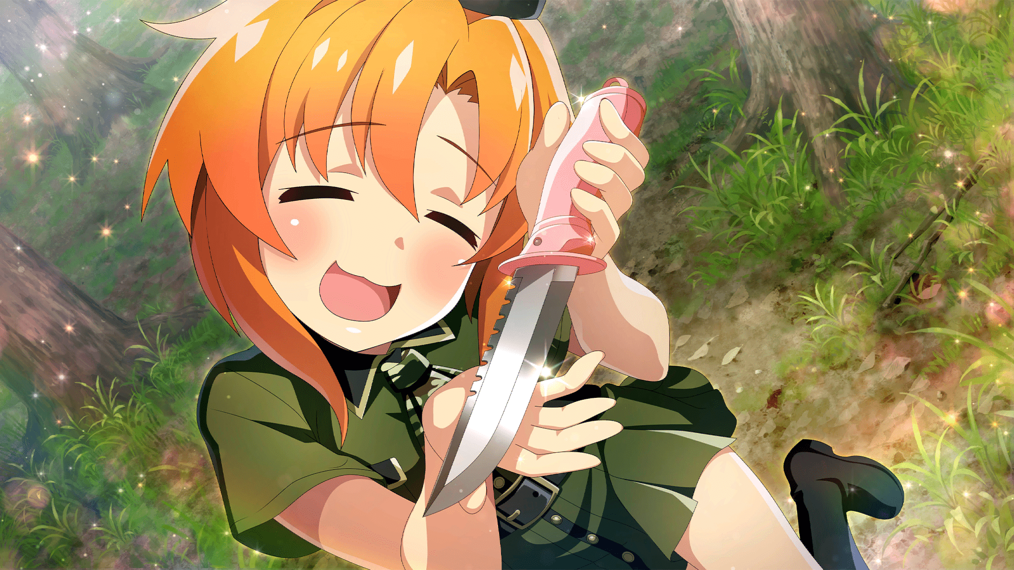 2048x1152 Higurashi Mei Survival Girl Rena Ryugu & Survival Leader Mion Sonozaki