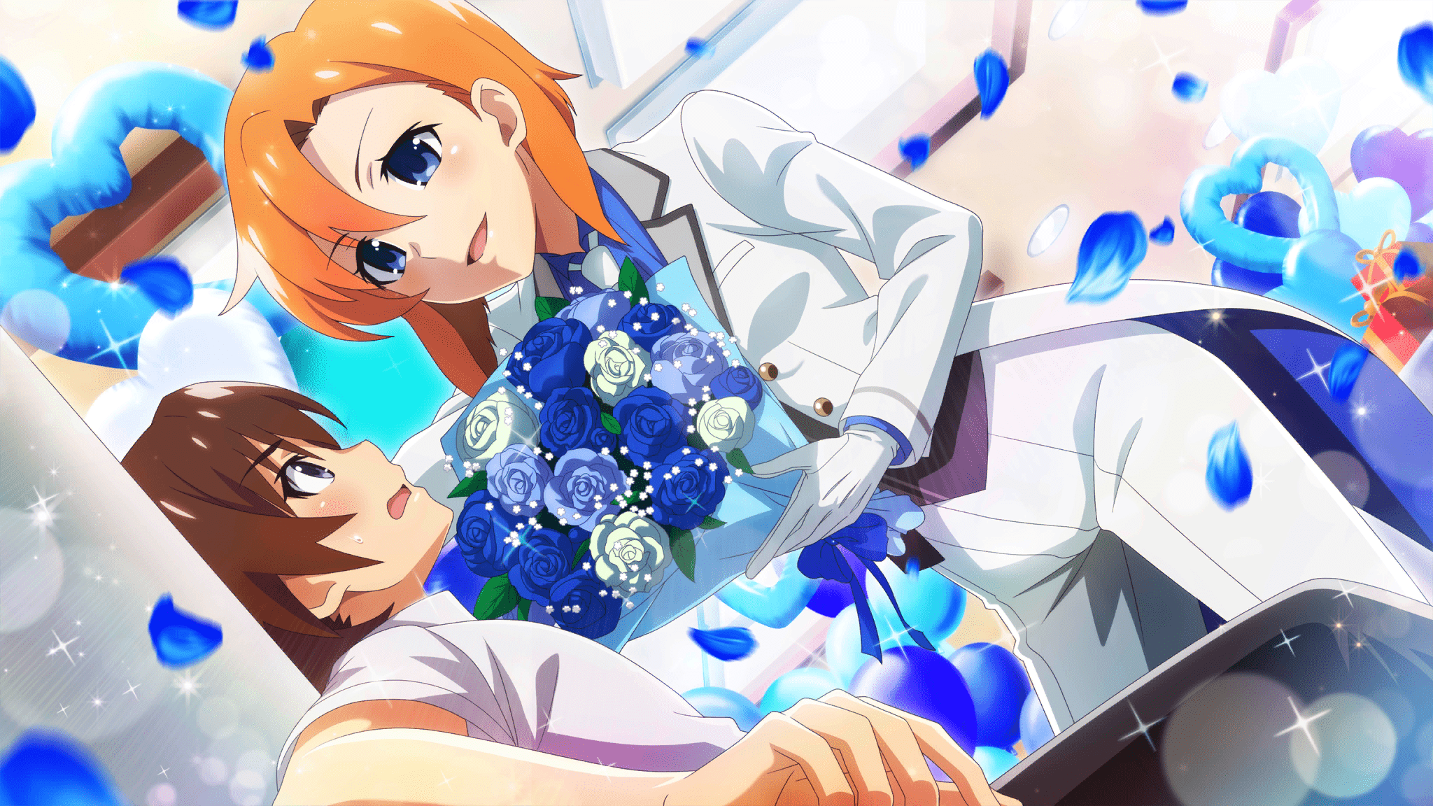 2048x1152 Higurashi Mei Heart Trobbing Tuxedo Rena Ryugu (White Day 2023)
