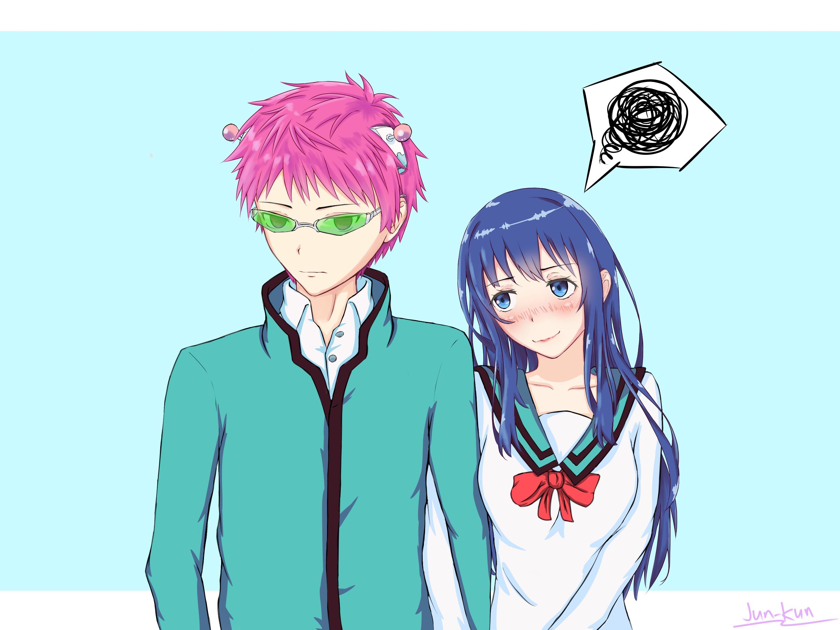 2800x2100 Phone wallpaper: The Disastrous Life Of Saiki K, Anime, Saiki Kusuo, Teruhashi Kokomi 910120