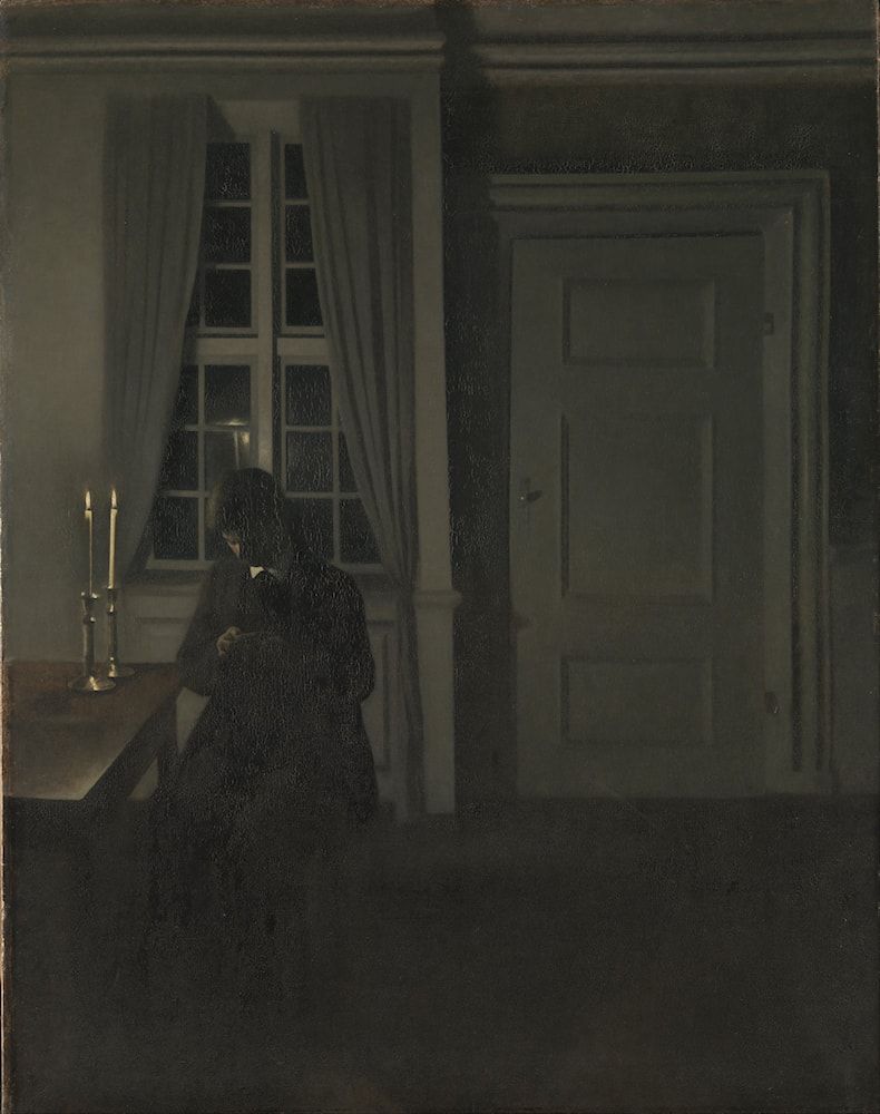 790x1000 Vilhelm Hammershoi artworks Renewal Center