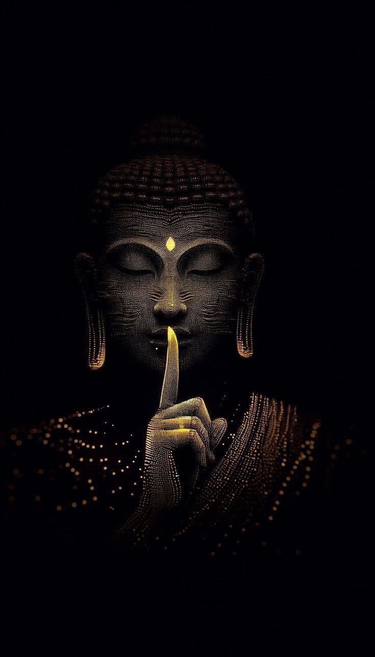 736x1288 Black buddha wallpaper. Black background buddha design, Buddhism wallpaper, Buddha artwork