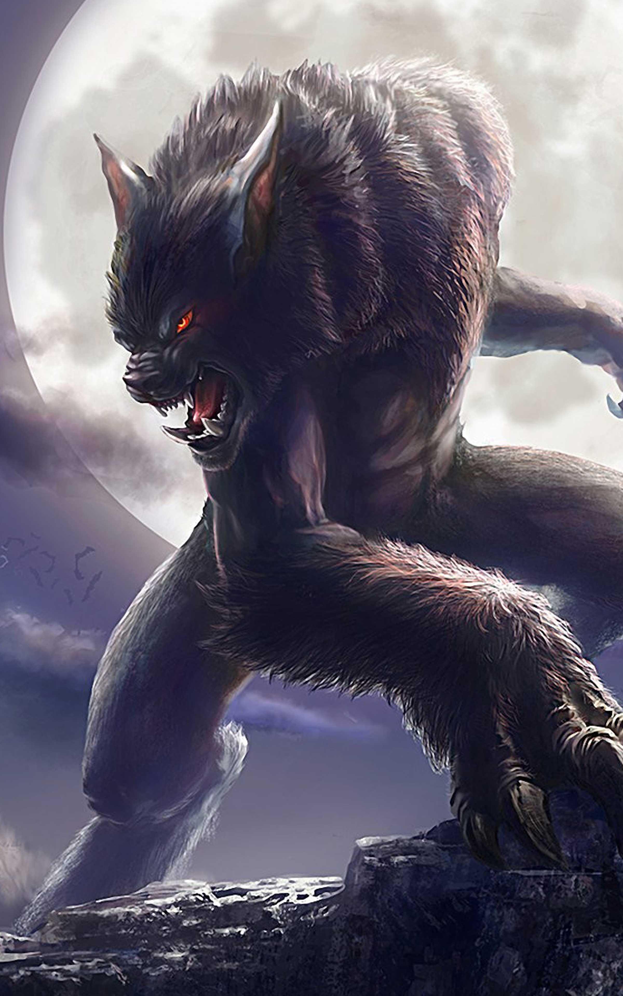 2400x3840 Werewolf Wallpaper HD