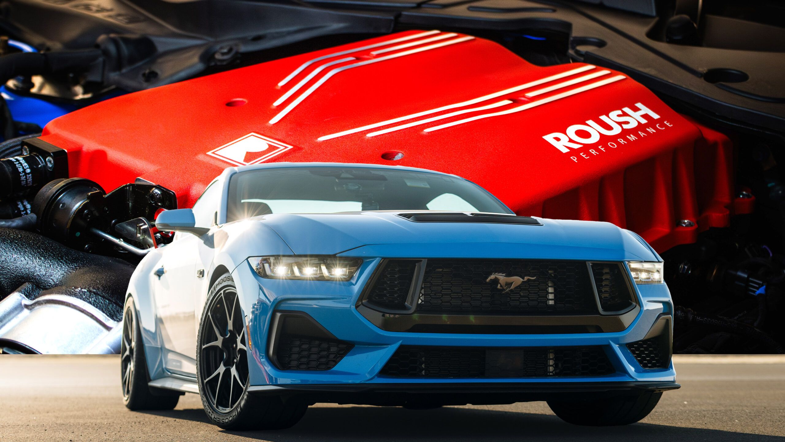 2560x1440 Ford's Dark Horse SC Makes 795 HP. Roush's $339 Kit Makes 810