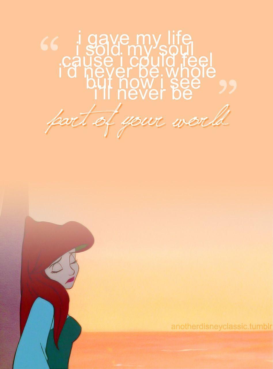 Little Mermaid Quotes Wallpapers - Top Free Little Mermaid Quotes ...