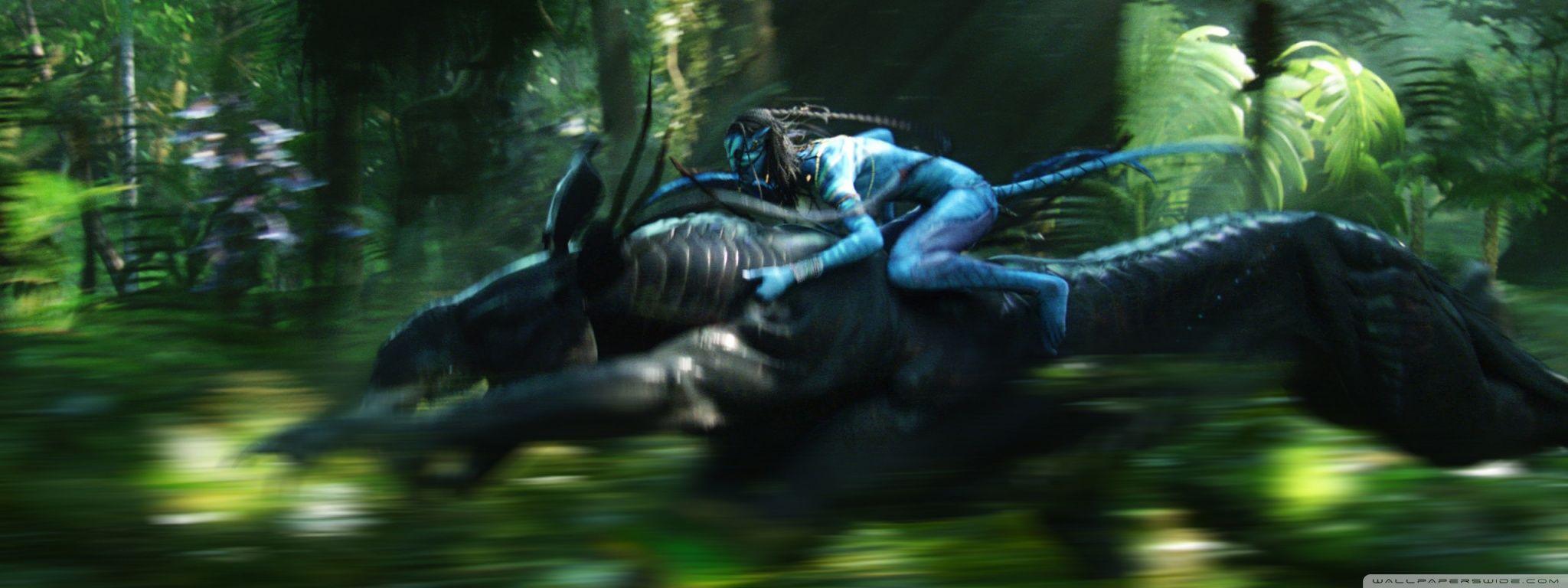 2048x768 Avatar 3D 2009 Movie Screenshot Ultra HD Desktop Background Wallpaper for : Multi Display, Dual Monitor : Tablet