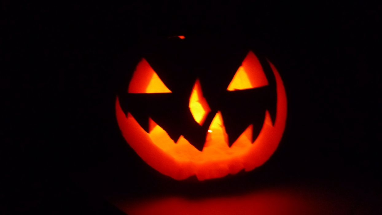 1244x700 Halloween Pumpkin Wallpaper