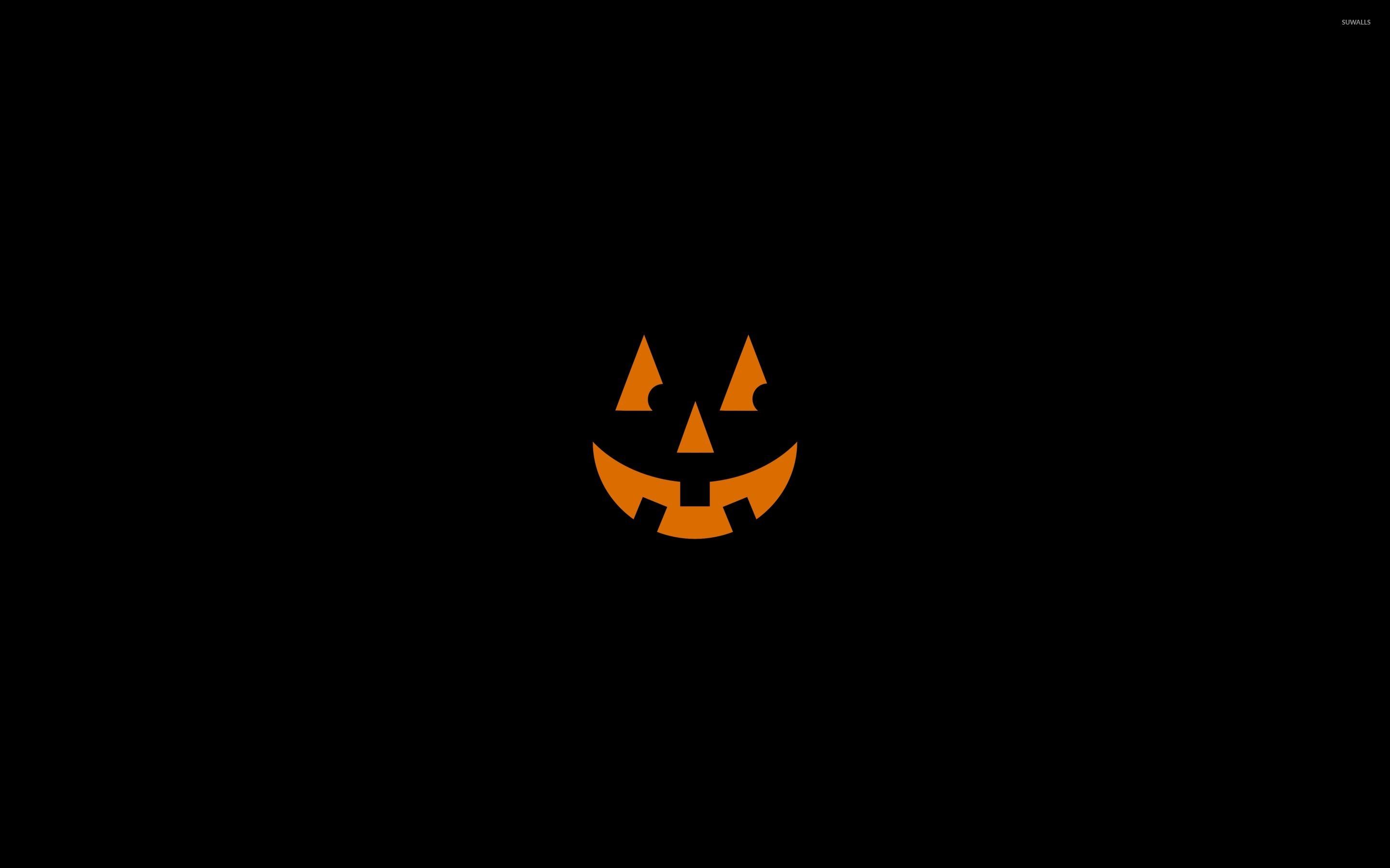 2880x1800 Halloween Pumpkin Face Wallpaper