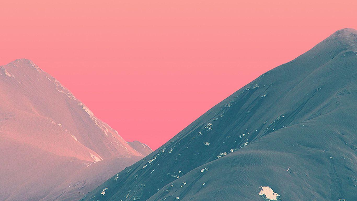 1366x768 Wallpaper Bf71 Mountain Pink Nature Art. Aesthetic Desktop Wallpaper, Macbook Pro Wallpaper, Pink Nature