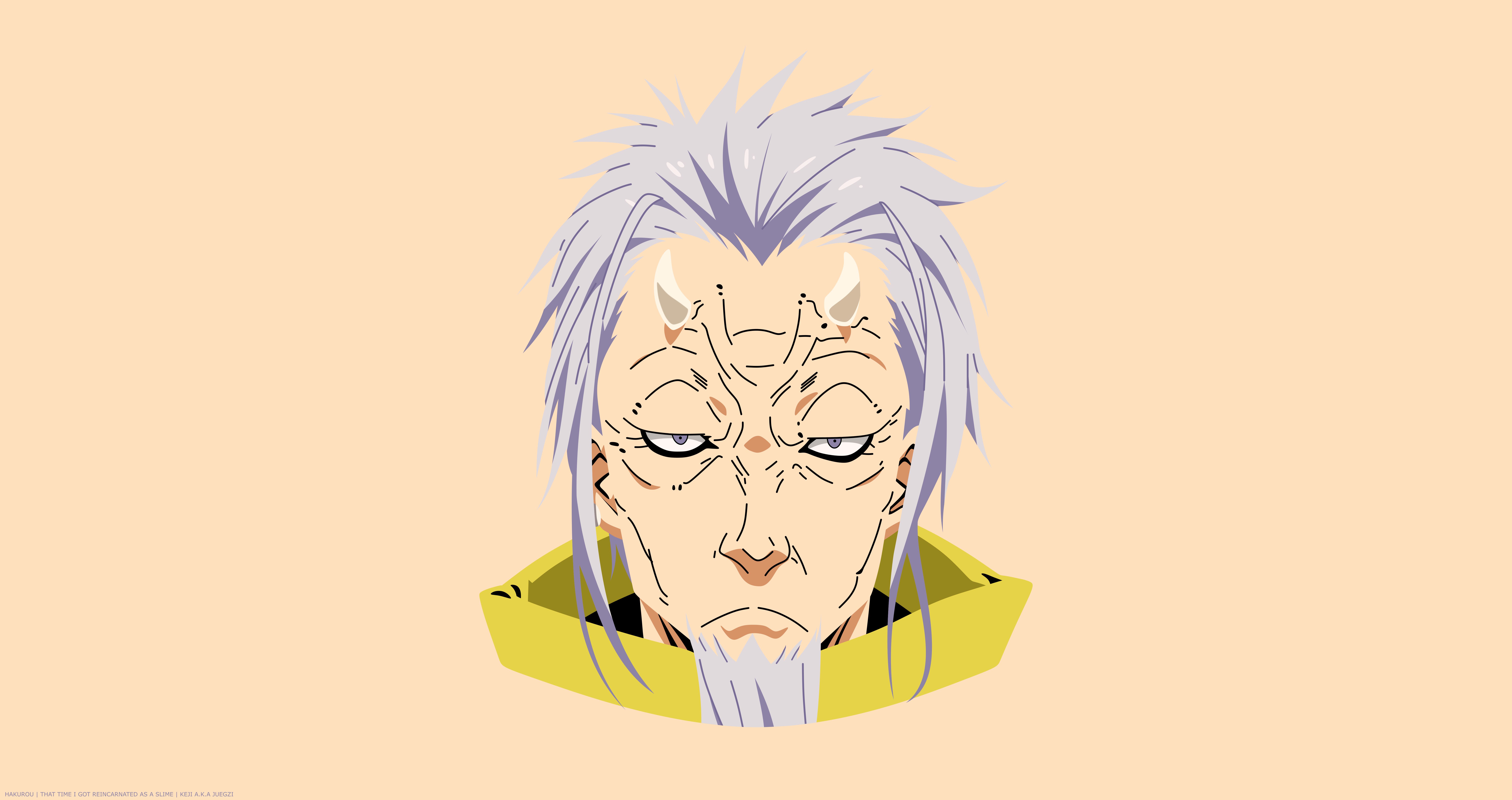 8500x4500 Free Hakurou (That Time I Got Reincarnated As A Slime) 4K Wallpaper & Desktop HD Background for PC