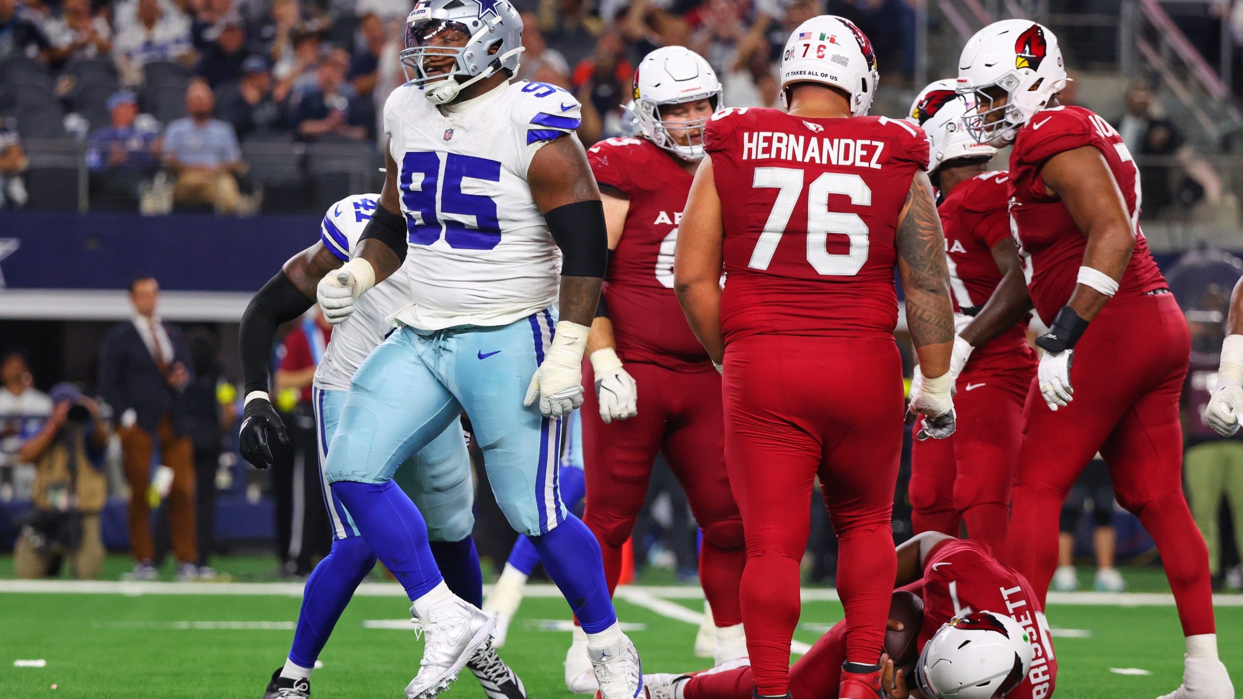 2560x1440 Cowboys make major move for beleaguered defense in trade for Jets' Quinnen Williams. WRIC ABC 8News