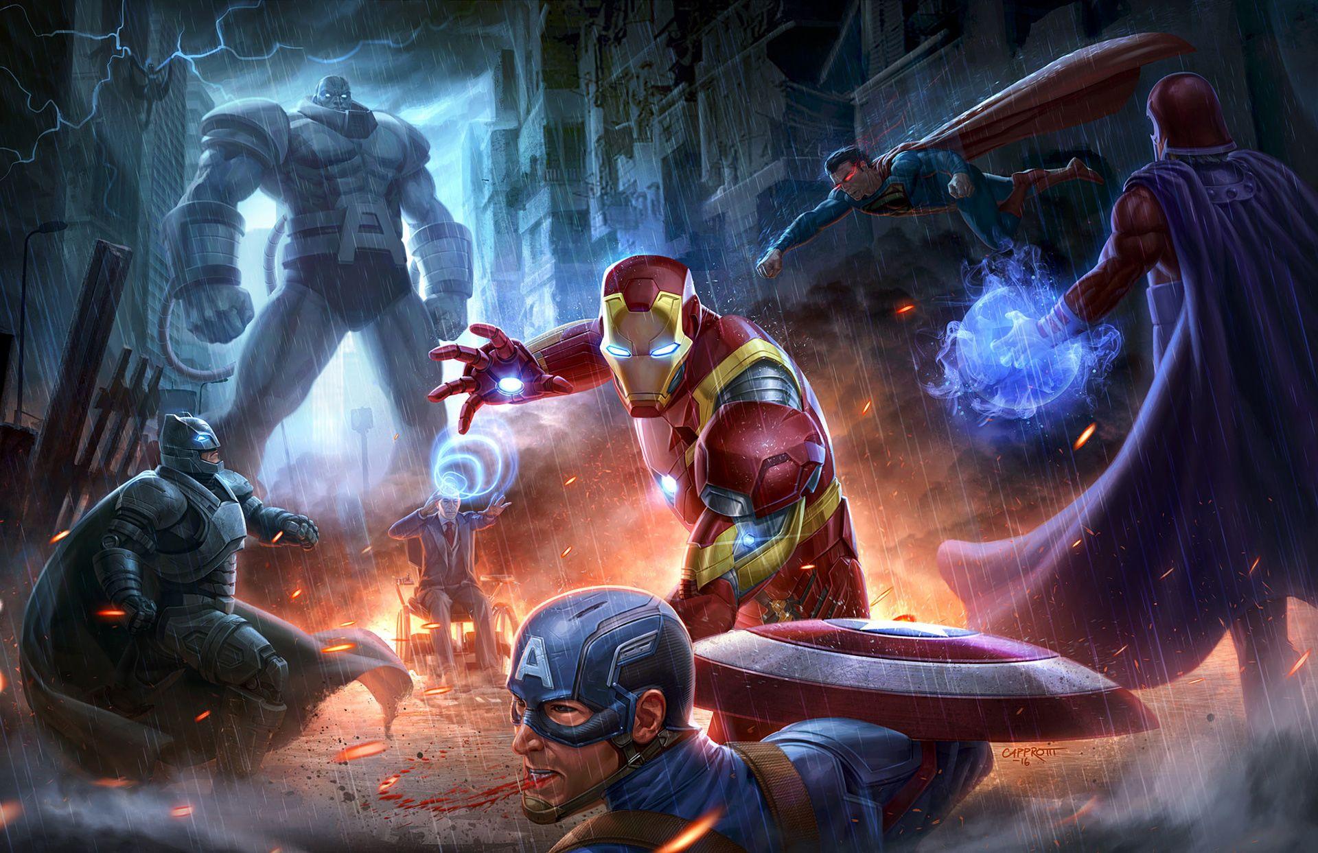 1920x1243 Marvel Avengers Vs Dc Justice League 1440P Resolution HD 4k Wallpaper, Image, Background, Photo and Picture