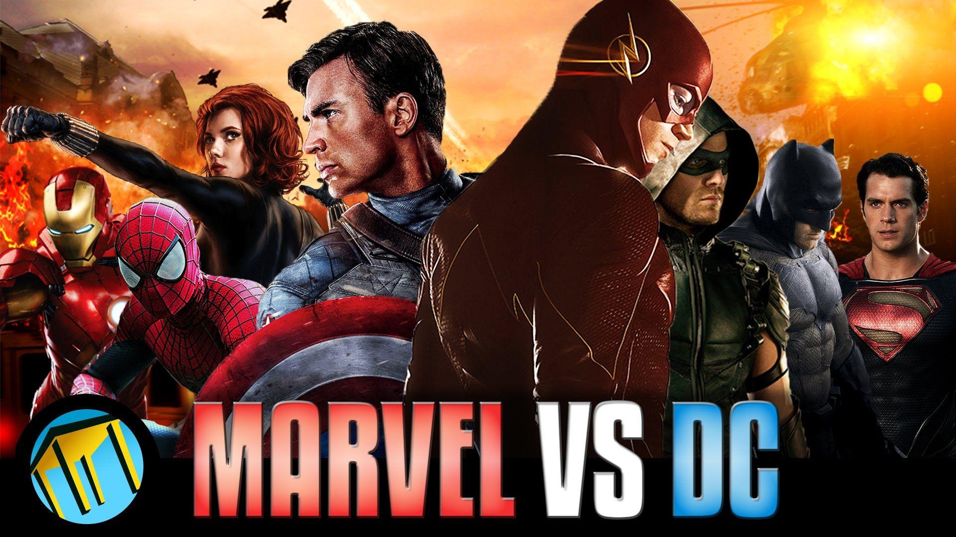 1920x1080 Marvel Vs Dc Heroes Wallpaper HD