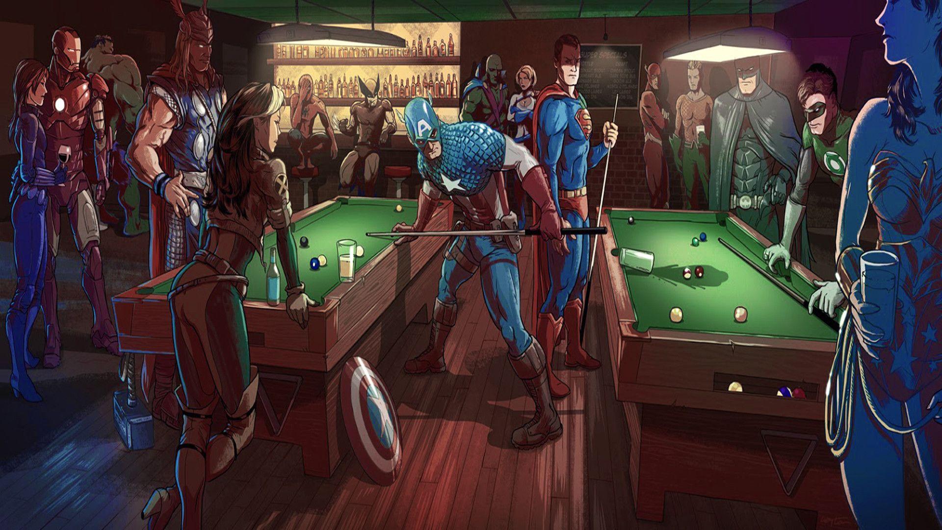 1920x1080 Marvel vs DC Wallpaper