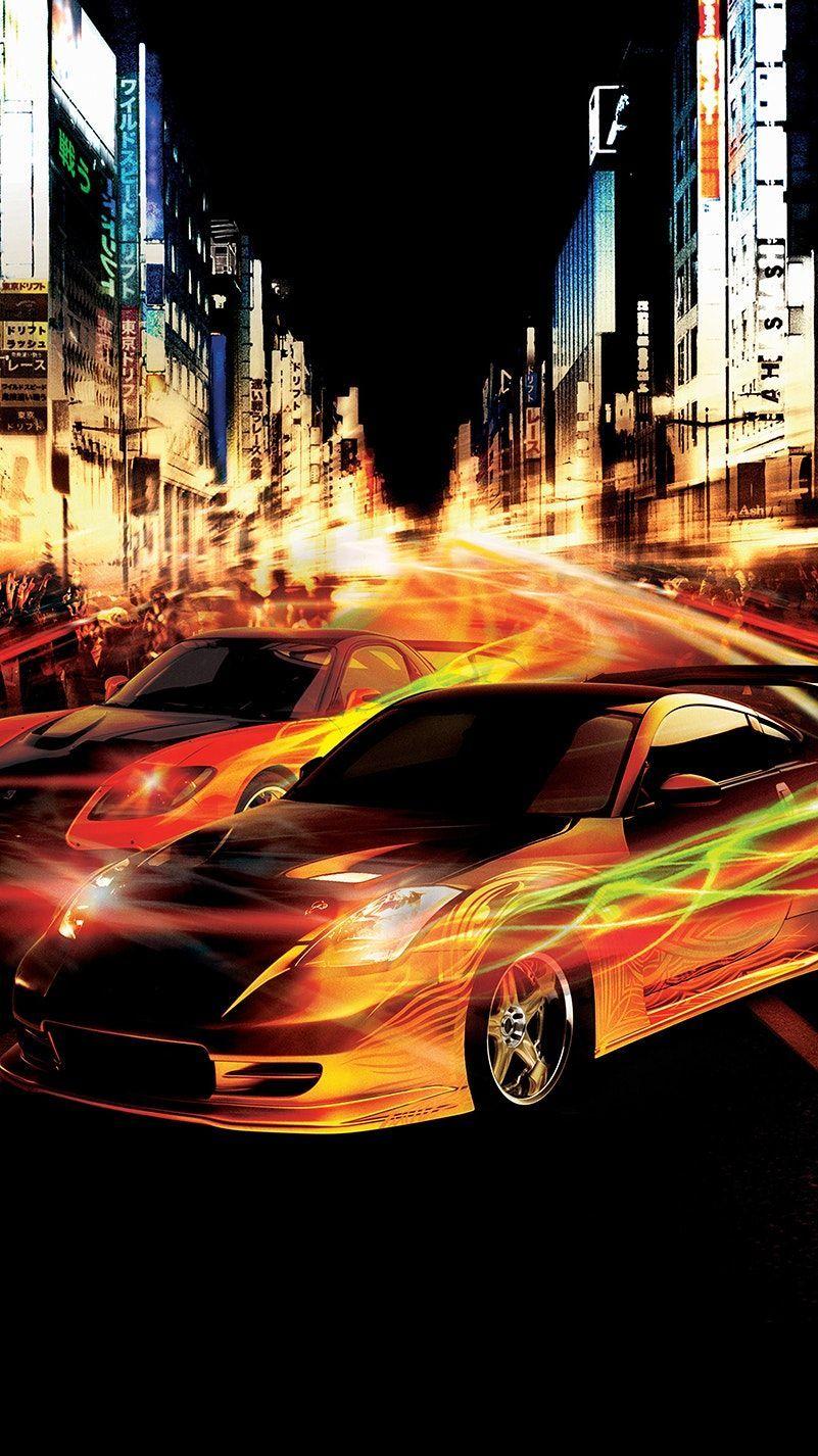 801x1426 The Fast and the Furious: Tokyo Drift (2006) Phone Wallpaper. Moviemania. Drift movie, Tokyo drift cars, The furious