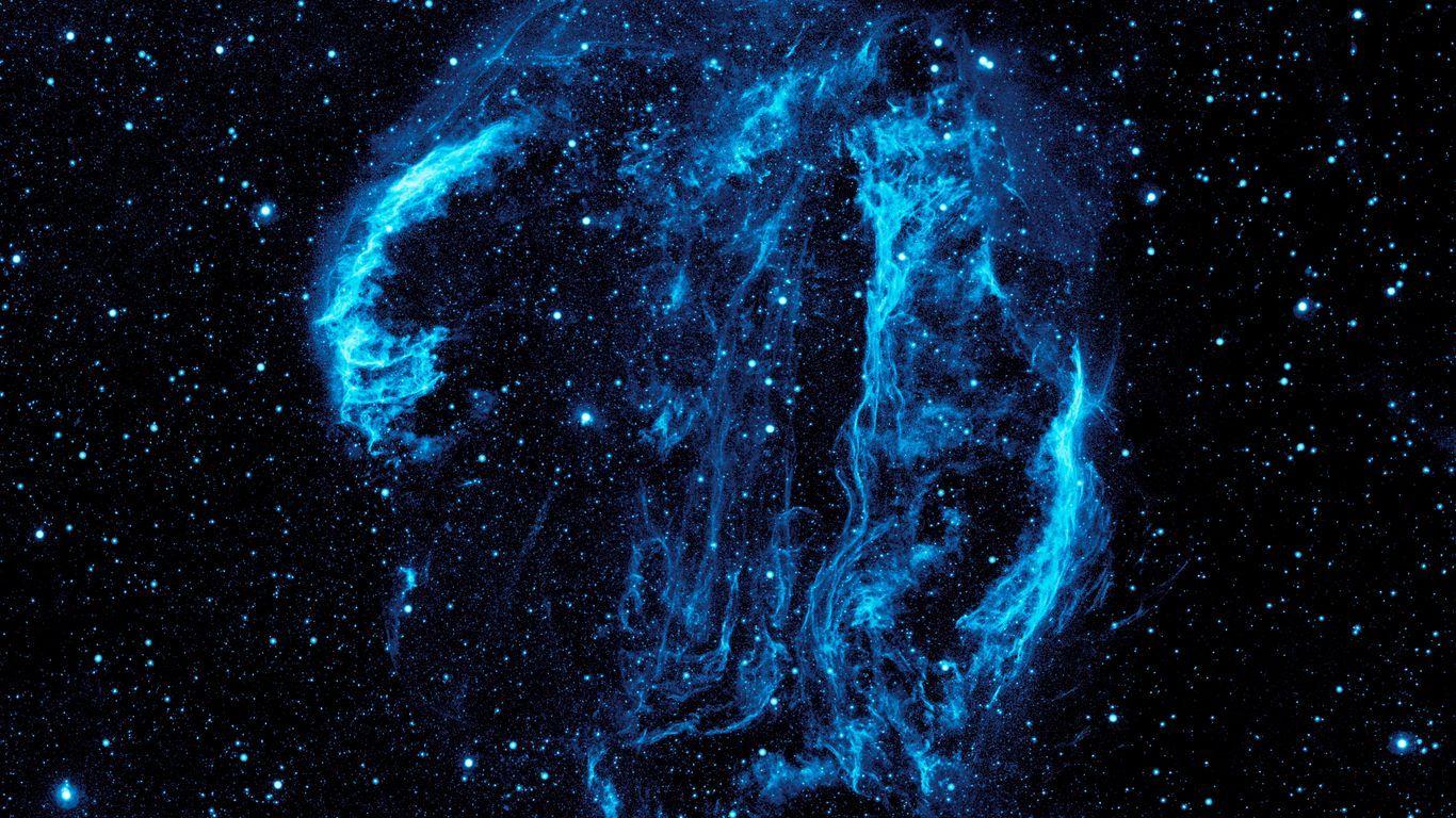 1366x768 Download wallpaper 1366x768 nebula, ultraviolet, stars, galaxy, astronomy tablet, laptop HD background