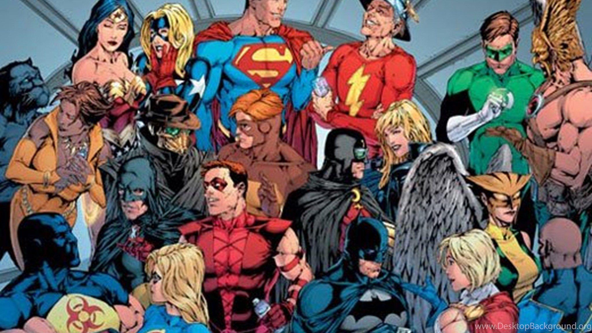 2048x1152 Dc comics Justice league Superheroes Comics Wallpaper Desktop Background