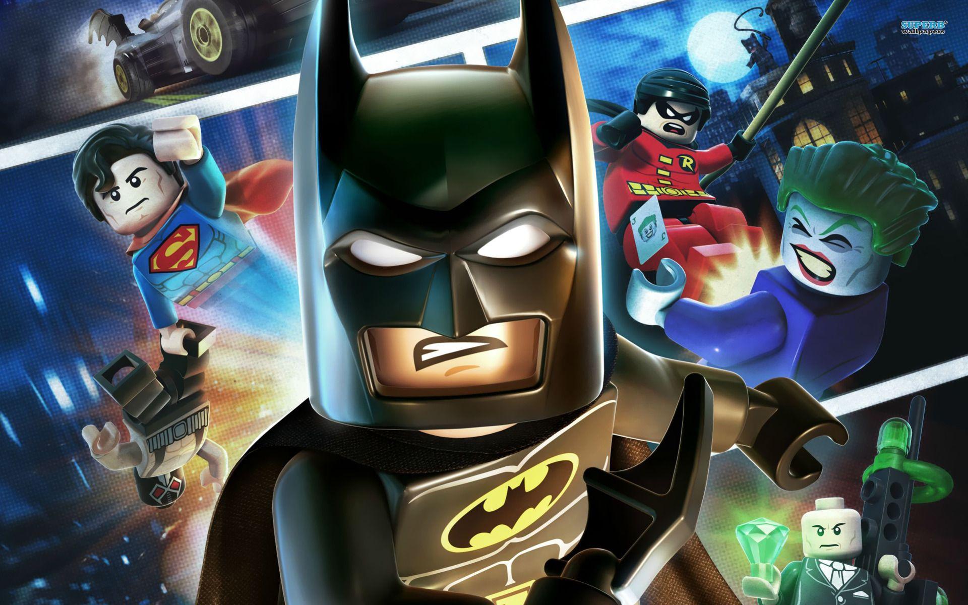 1920x1200 Lego Superheroes Wallpaper