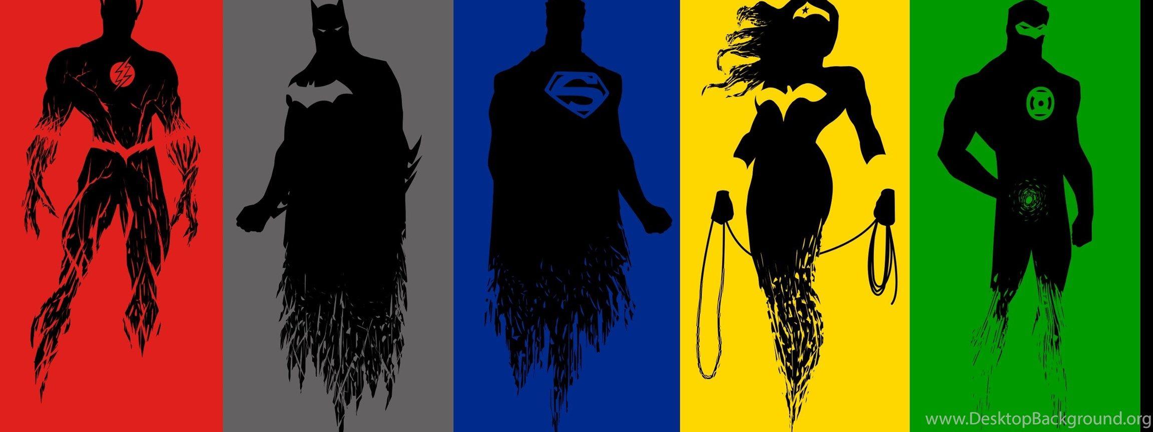 2304x864 Free Justice League Wallpaper High Definition « Wallx Desktop Background
