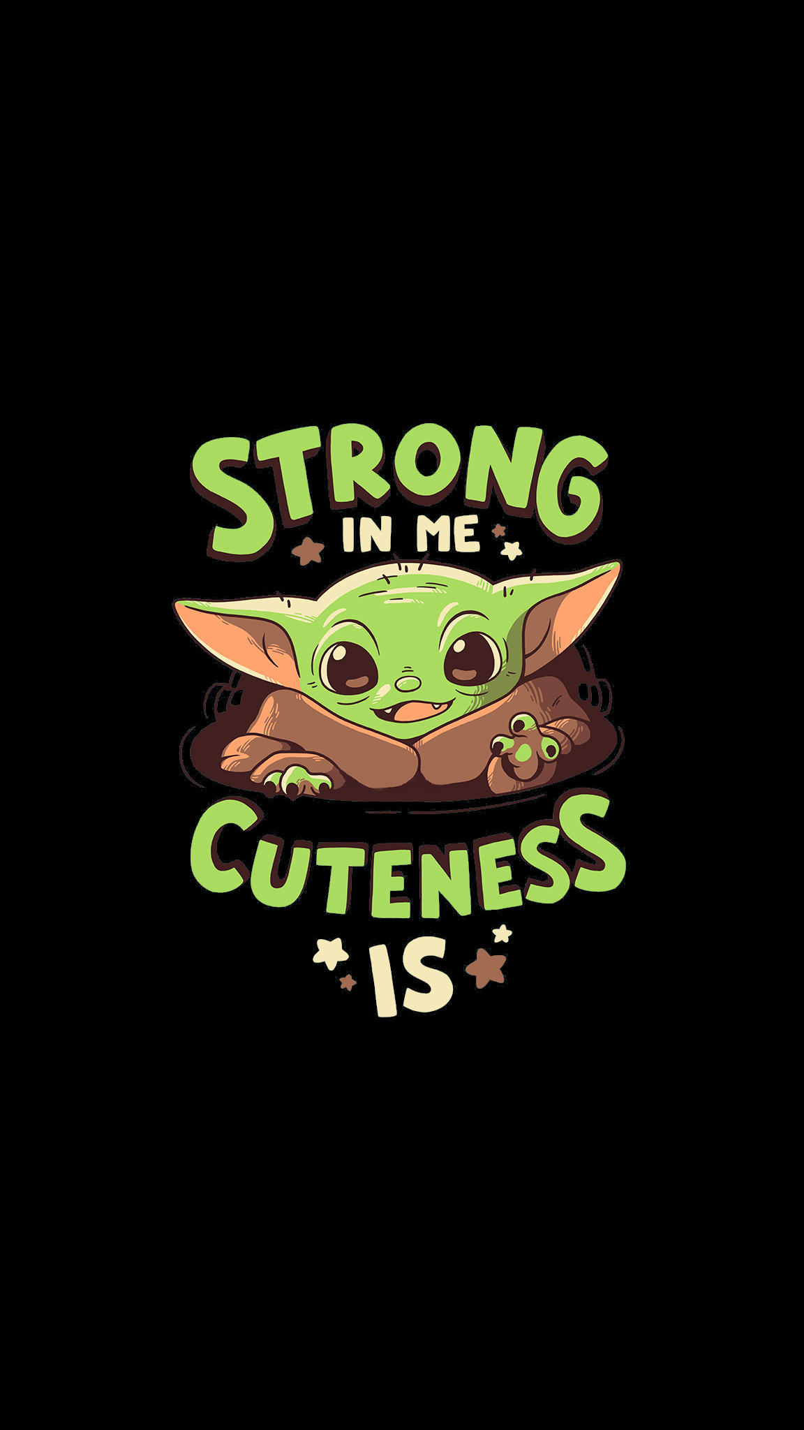 1152x2048 BABY YODA POSTER 1. Yoda wallpaper, Yoda poster, Yoda art