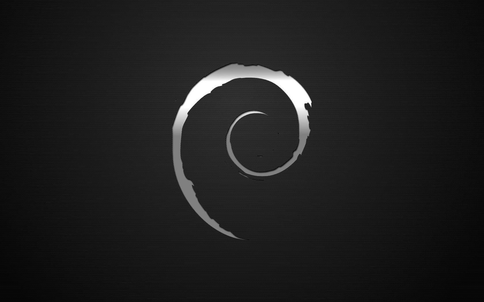 1680x1050 Debian Linux Logo Illustration Desktop Wallpaper