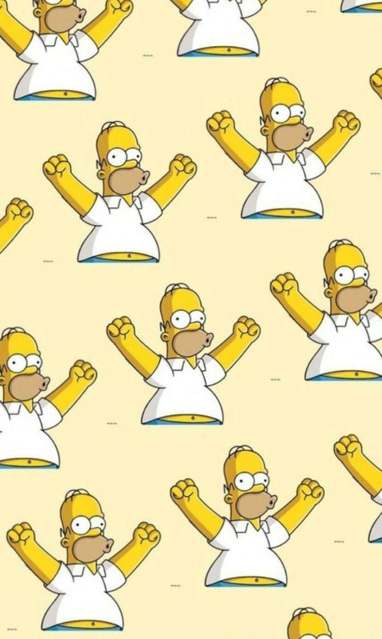 Homer Simpson Aesthetic Wallpaper